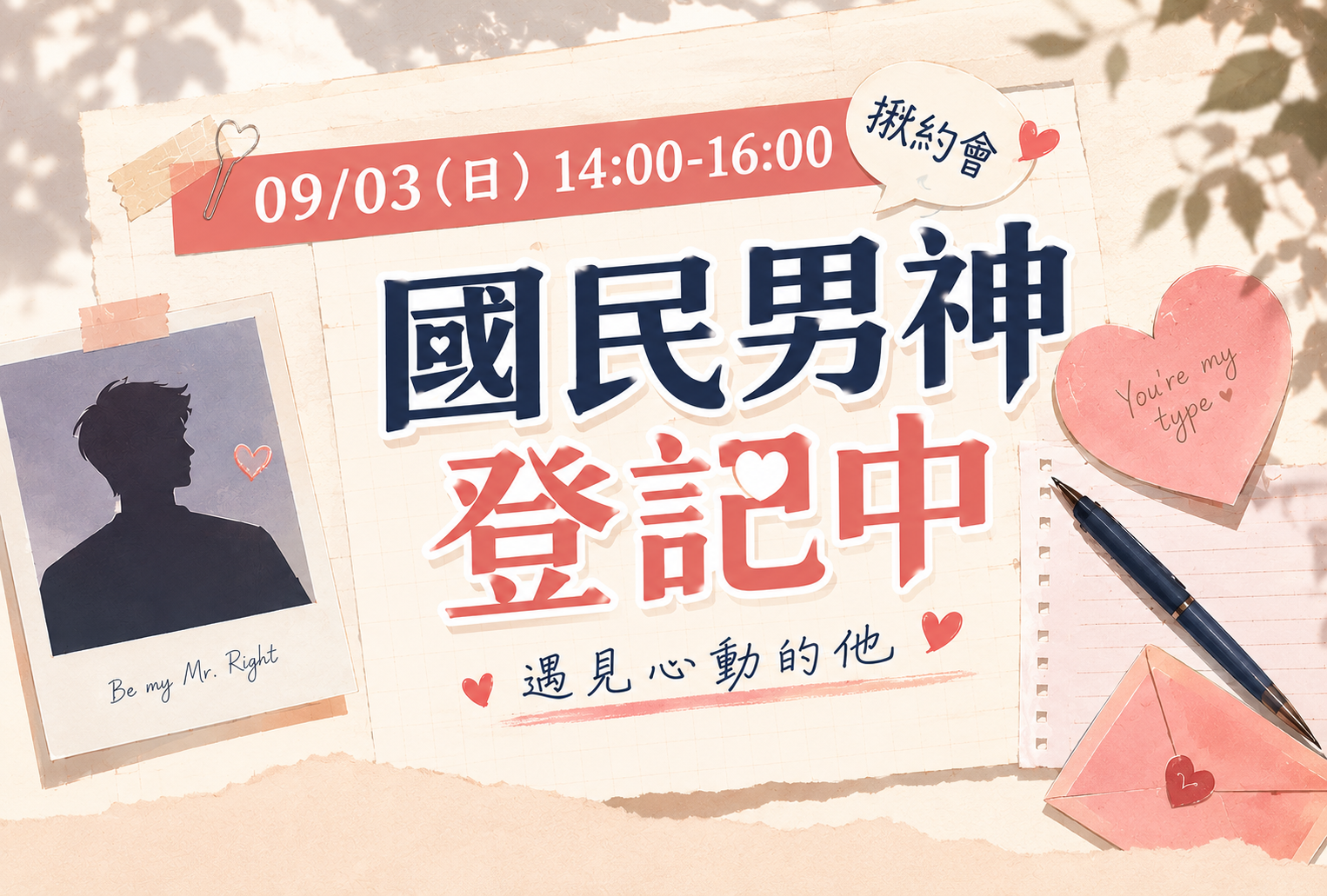 國民男神登記中